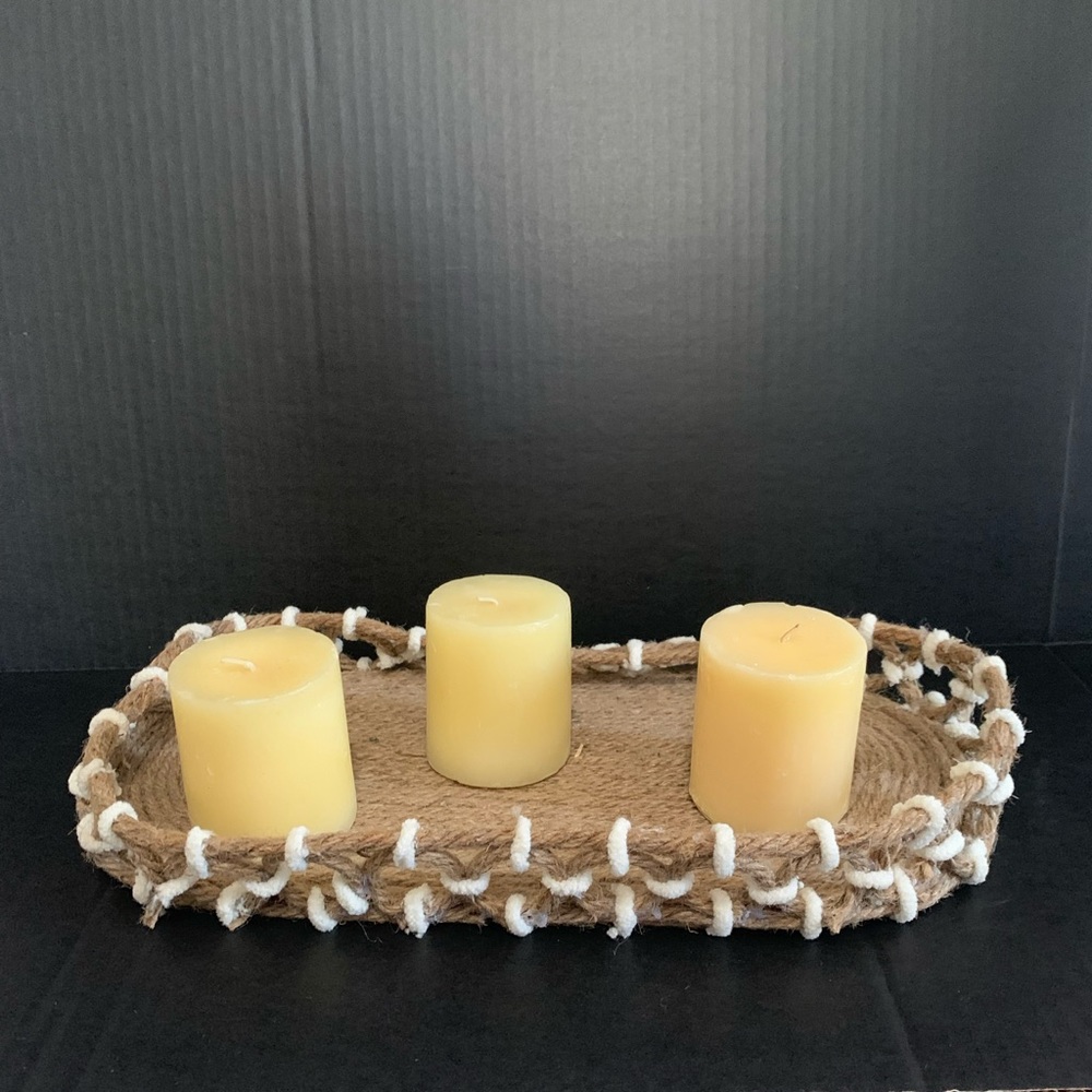 Woven twine Tray